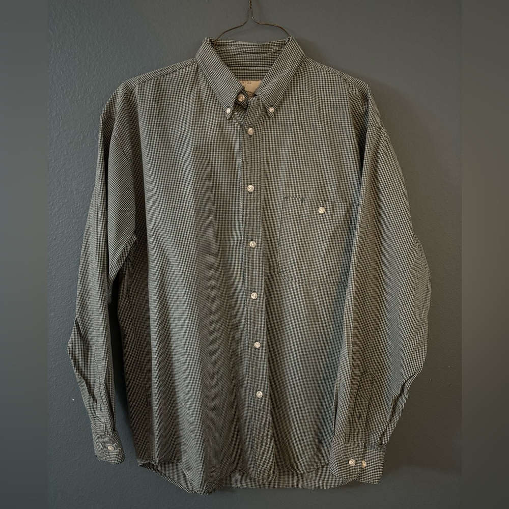Vintage checkered Eddie Bauer Button-Down Shirt - Men’s L